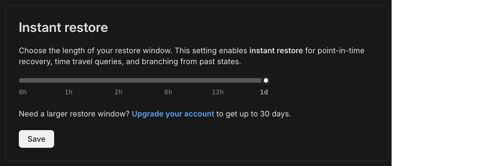 Restore window